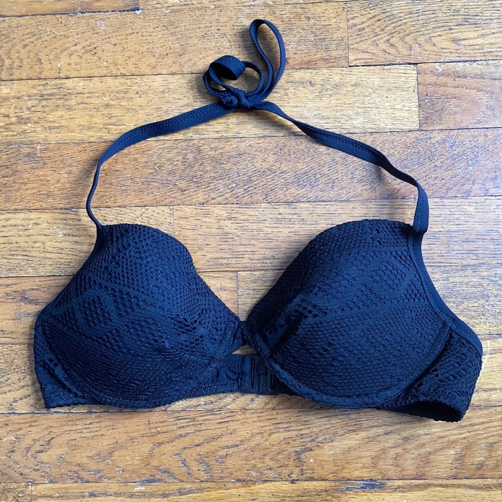 Victoria Secret (Lascana) Black Lace Swim Top - Picture 1 of 3